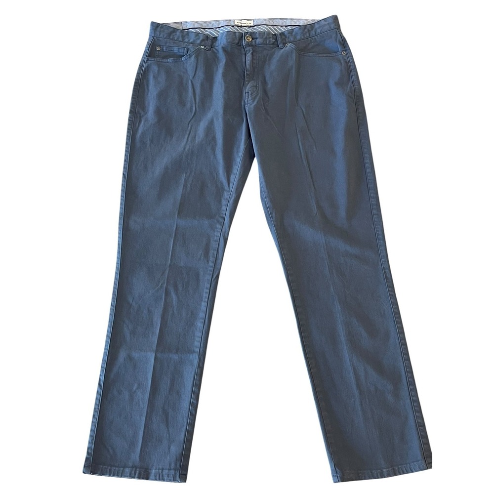 Peter Millar Pants Mens 38x32 Blue Ultimate Sateen 5 Pocket